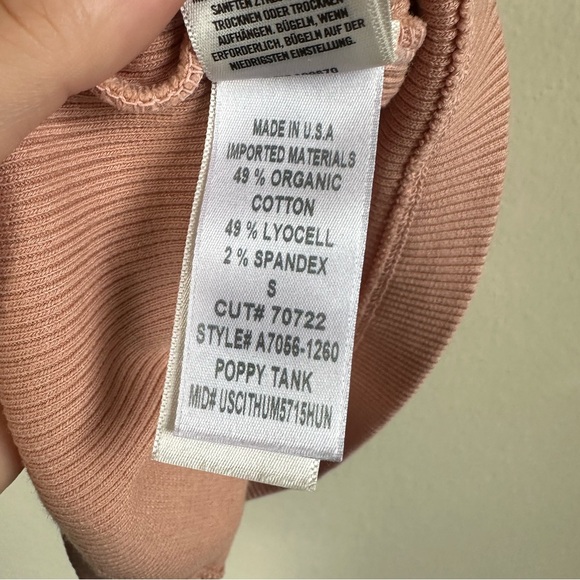 Agolde Poppy Rib Tank - Picture 6 of 8